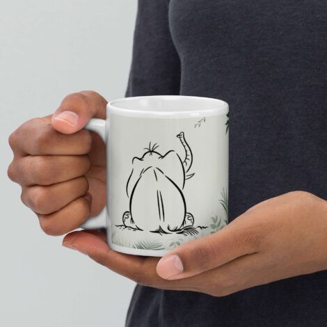 Seated Elephant Mug