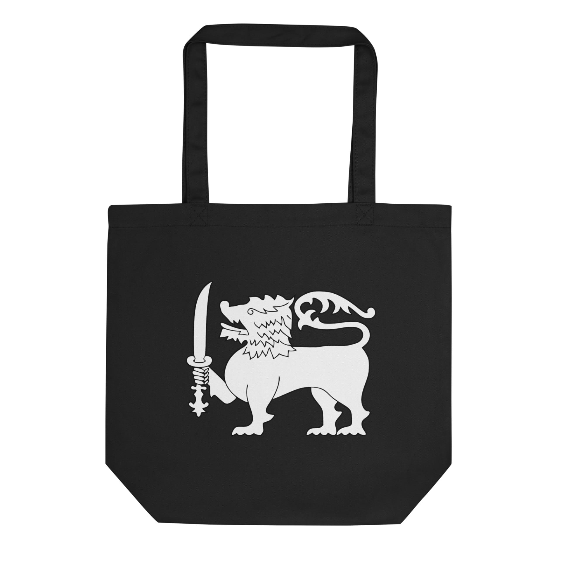 Sri Lankan Tote Bag made of organic cotton with Lion design