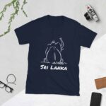 Seated Elephant T-Shirt - Sri Lankan Merch for Animal Lovers