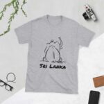 Seated Elephant T-Shirt - Perfect Sri Lankan Merch for gifts