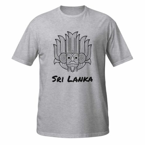 Unique Sri Lankan Yaka T-Shirt in grey