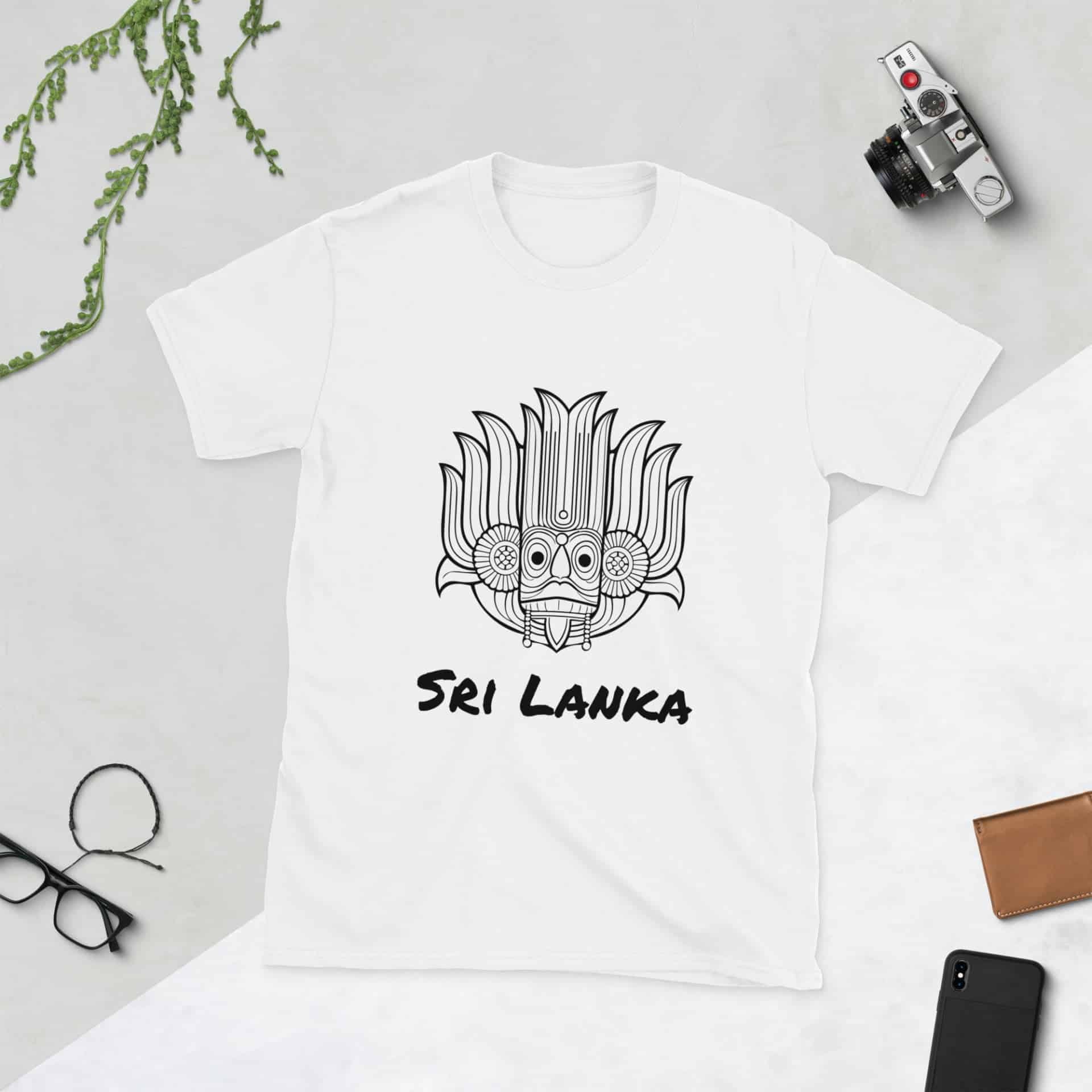 Sri Lankan Yaka mask t-shirt for culture lovers