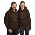 Sri Lankan Elephant Hoodie with bold artistic design