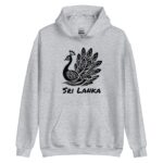 Fashionable Sri Lankan Hoodie with peacock print