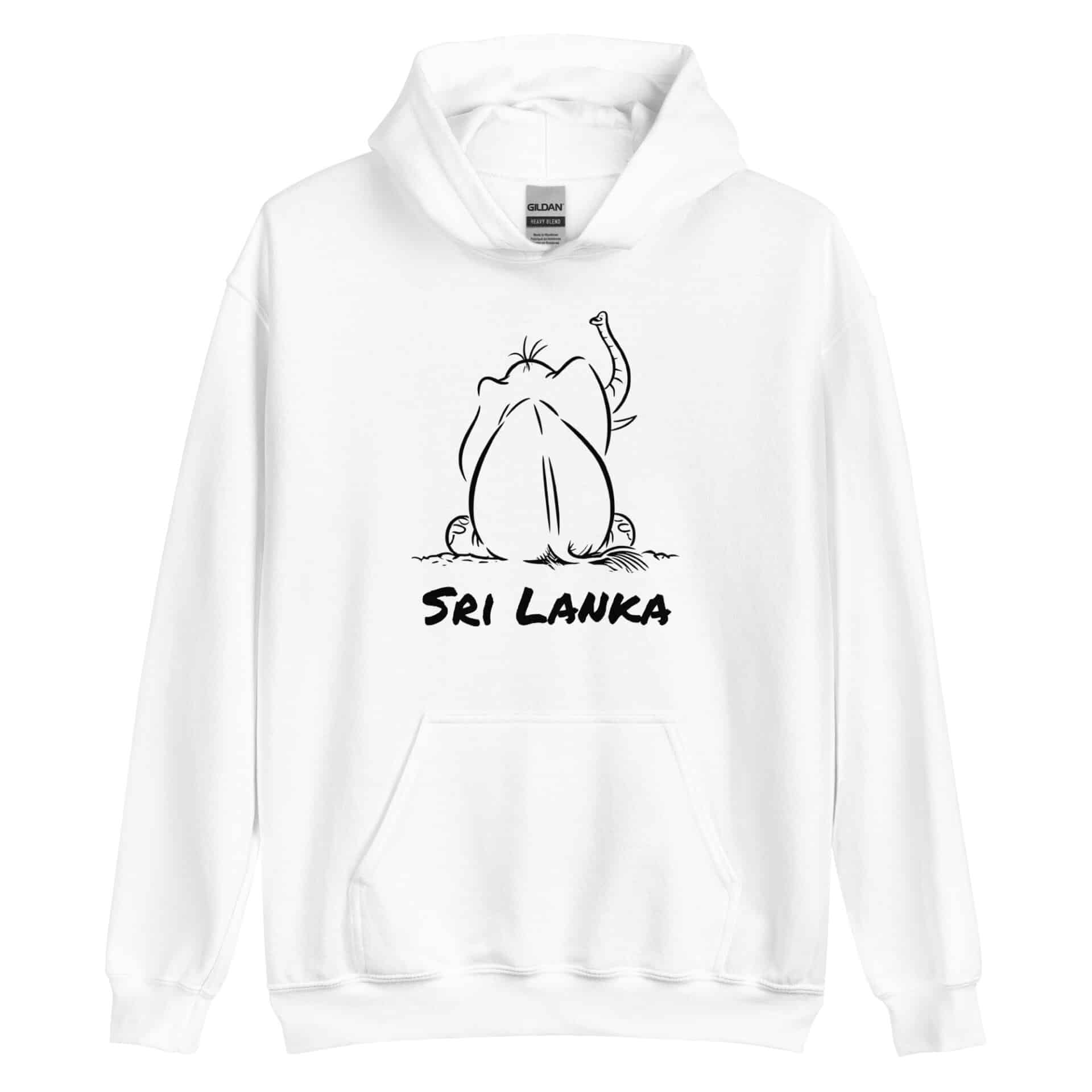Seated Elephant Hoodie for fashion-forward enthusiasts