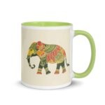 Stylish Colourful Elephant Mug for Sri Lankan cultural enthusiasts