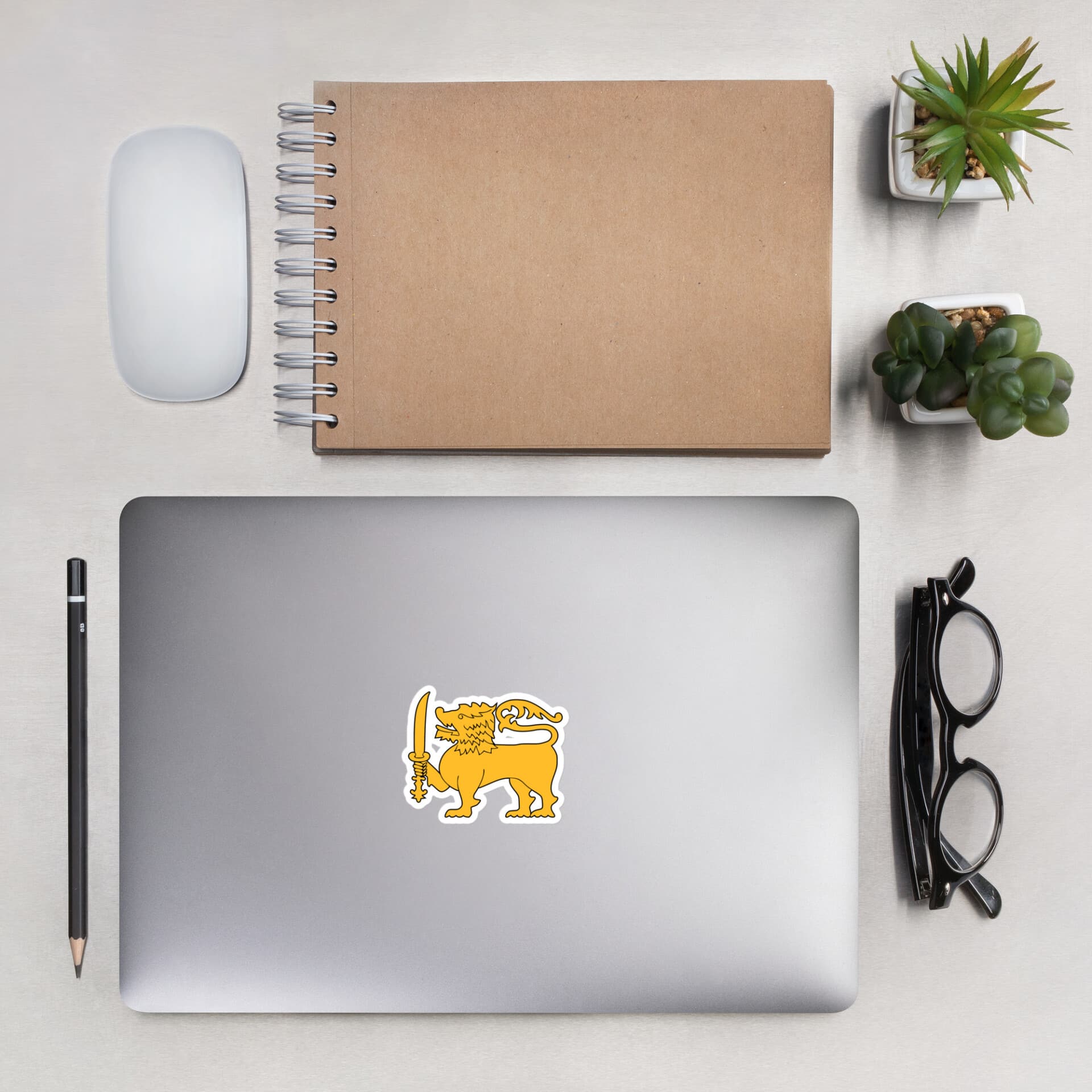 Durable Sri Lankan Lion Sticker for Daily Use