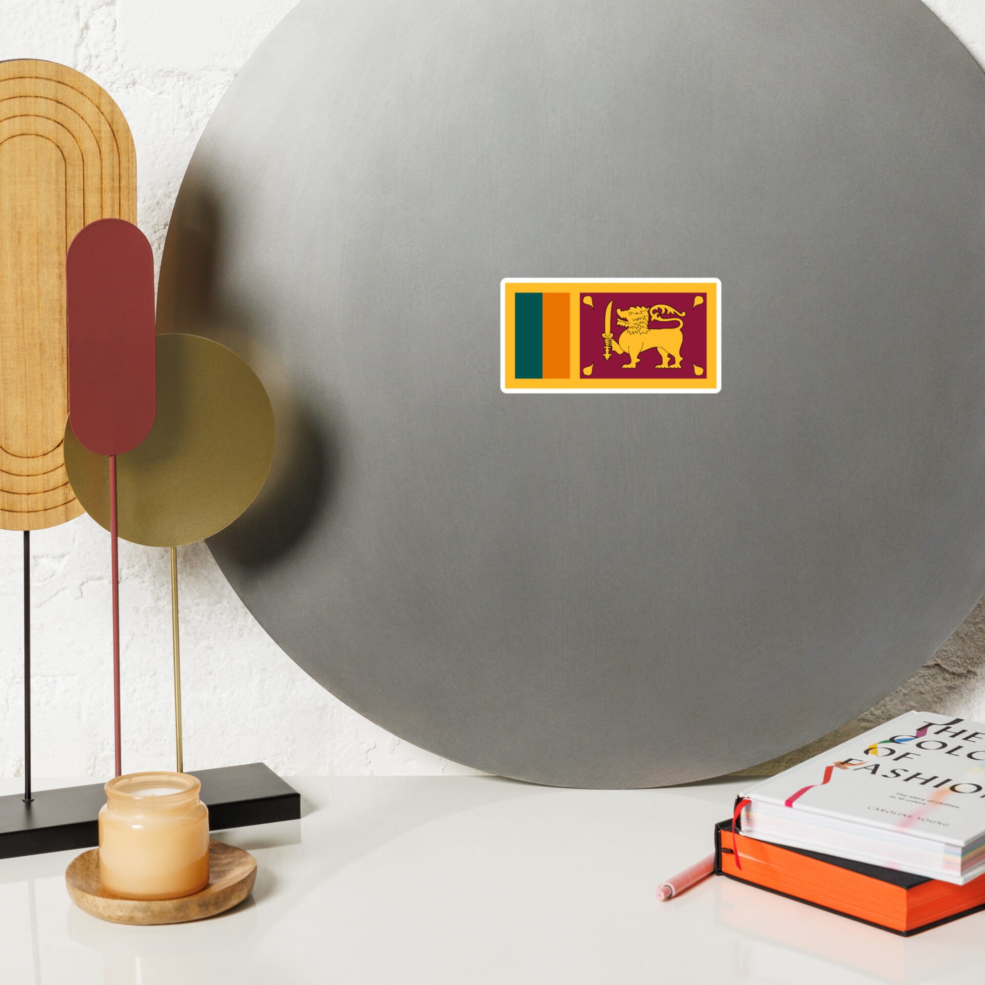 High-quality Sri Lankan Merch magnet with strong backing