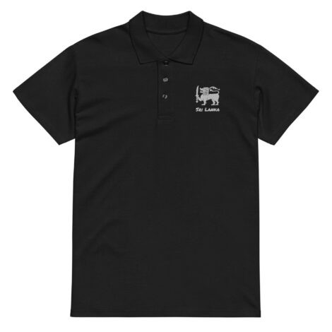 Sri Lankan Flag Lion Polo T-Shirt – Midnight
