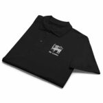 Exclusive Sri Lankan flag lion polo t-shirt in deep midnight blue