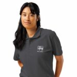 Authentic Sri Lankan heritage polo shirt with lion emblem in midnight