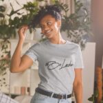 Back view of Be Lankan T-shirt showing full design layout