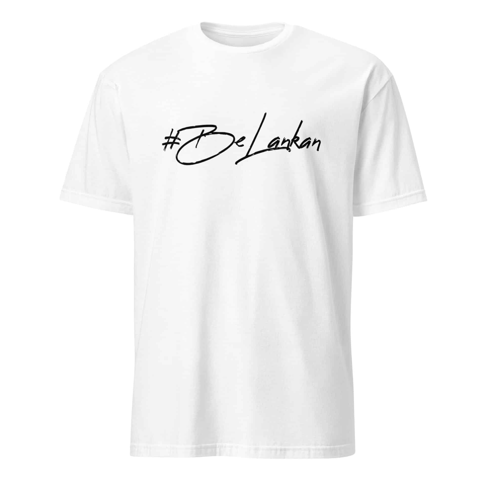 Be Lankan T-shirt worn with contemporary fashion accessories