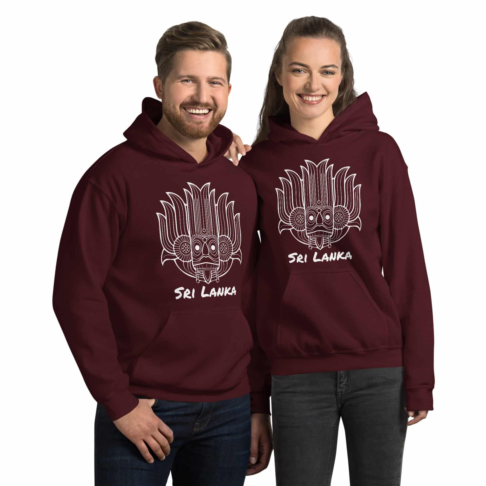 Sri Lankan Yaka Hoodie showcasing comfortable fit and style