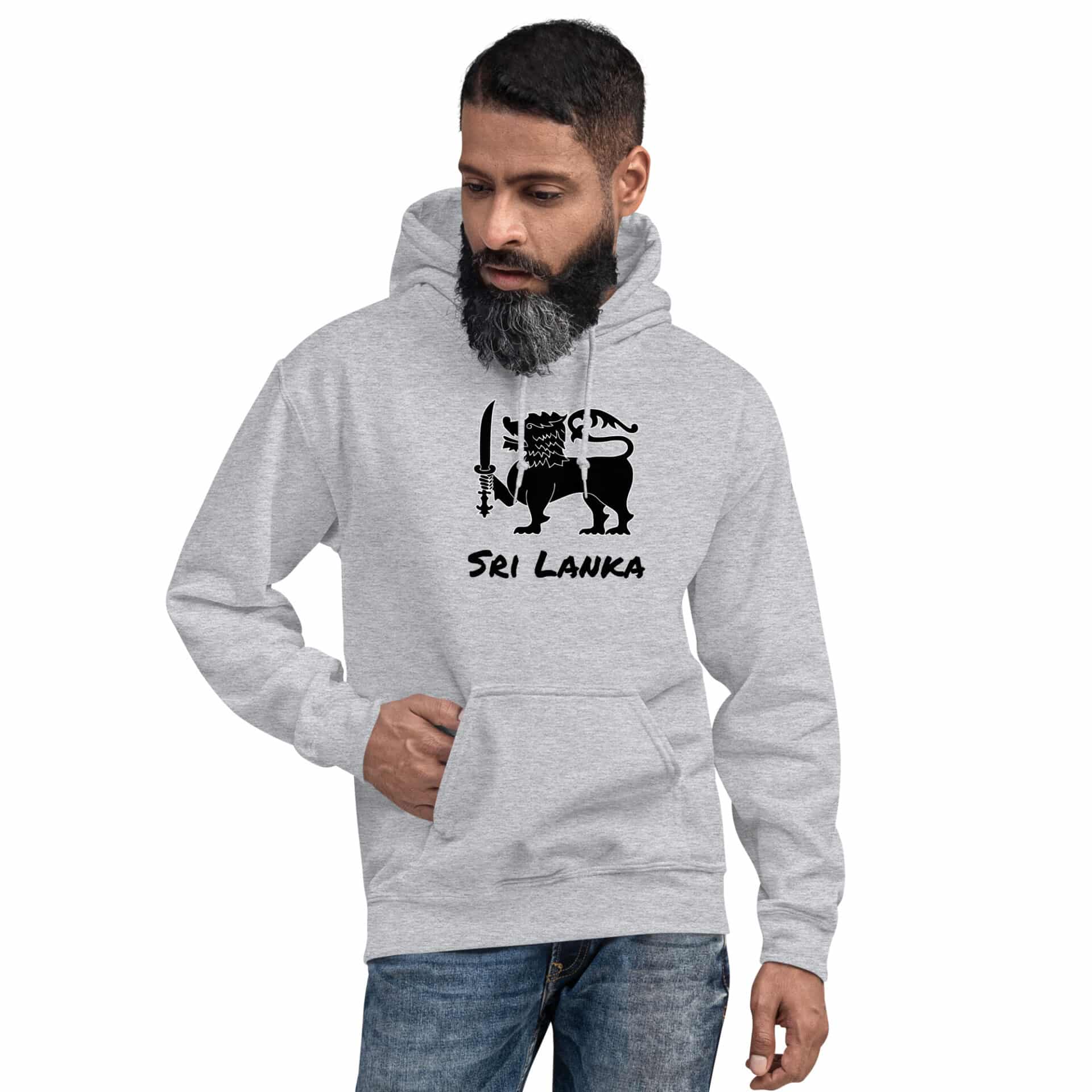 daylight edition Flag Lion Hoodie displaying premium quality fabric texture