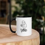 Personalized Amma Tea Mug with sacred flower print