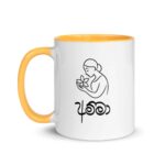 Amma Mug with sacred flower pattern and Sinhala typography