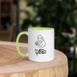 Premium Amma Mug with coloured handle and rim – Sri Lankan Mugs collection