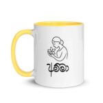 Cultural Amma Gift Mug with vibrant rim and handle