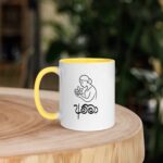 Amma Mug featuring sacred temple flower design from Sri Lankan Merch
