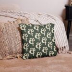 Decorative Sinhala Ligature Pillow "අ" – Ideal for Sri Lankan Homes