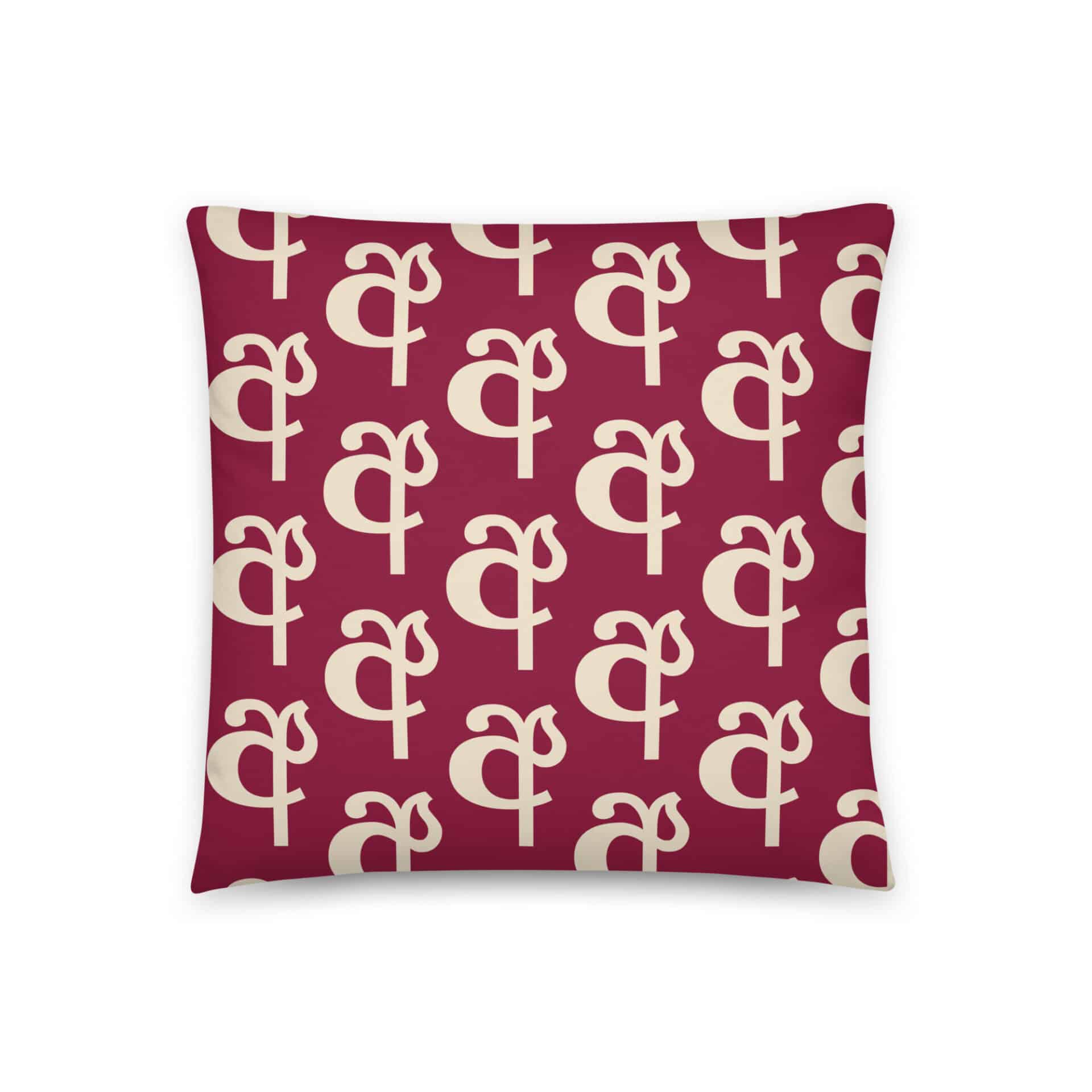 Sinhala Ligature Pillow “අ” – Perfect Gift in Sri Lankan Pillows