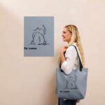 Elephant Tote Bag with Sri Lanka illustration
