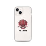 Accessorising with unique Sri Lankan Merch, featuring the Yaka clear case.