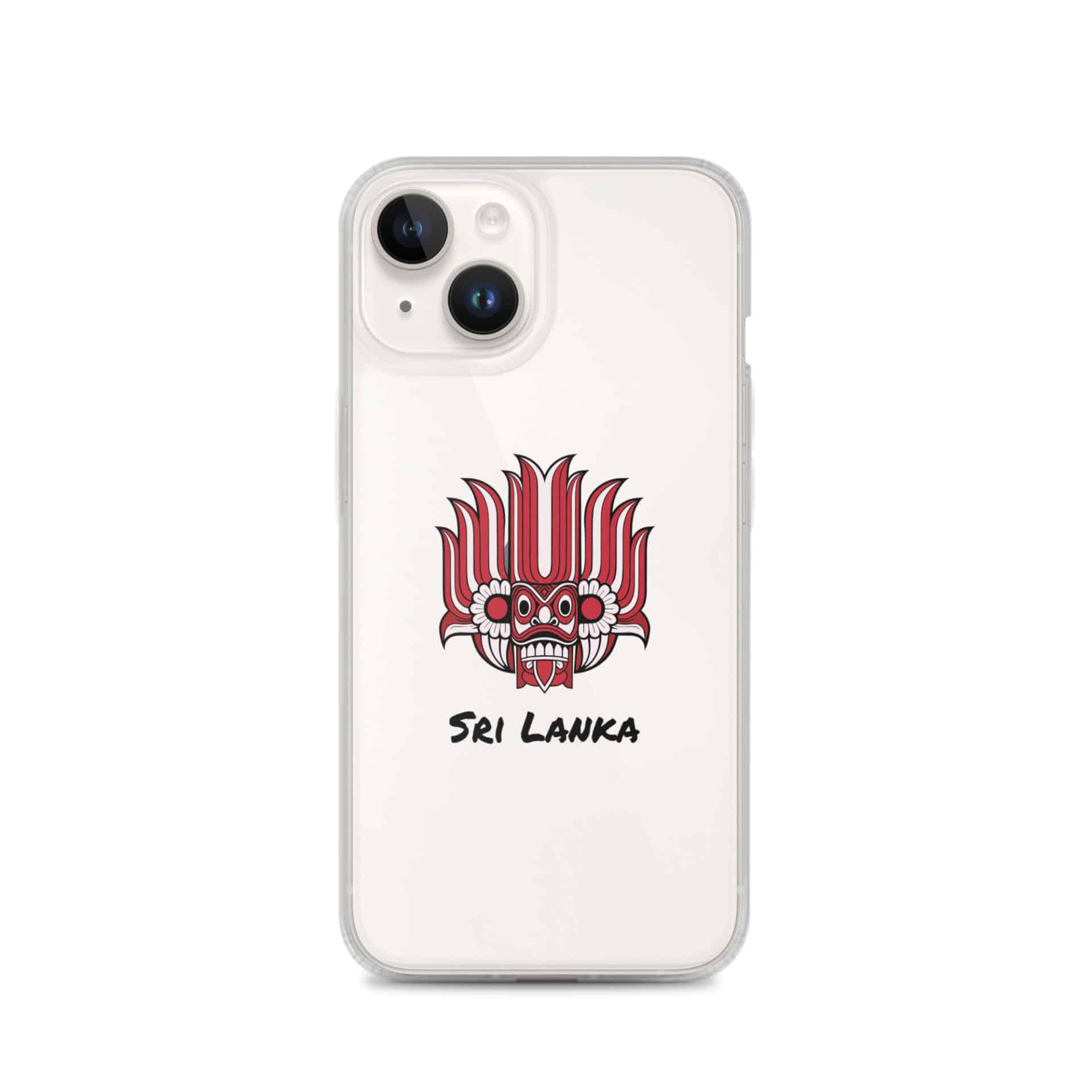 Accessorising with unique Sri Lankan Merch, featuring the Yaka clear case.