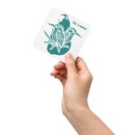 Coffee corner setup featuring Kingfisher Coasters and matching Sri Lankan Merch accents