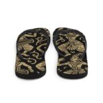 Authentic Sri Lankan Merch - Serendib Flip-Flops with heritage-inspired design