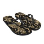 Durable Sri Lankan Beach Footwear with ethnic Serendib pattern