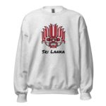 Stylish Sri Lankan Yaka Sweatshirt designed for Sri Lankans worldwide, blending cultural significance with daily comfort