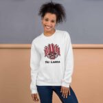 Daylight edition Sri Lankan Yaka Sweatshirt from Sri Lankan Merch, representing strength and cultural pride
