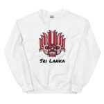 Lightweight and resilient Sri Lankan Yaka Sweatshirt, essential Sri Lankan Merch wear connecting diaspora with heritage
