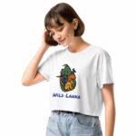Wild Lanka Women's Crop Top styled look Sri Lankan clothing