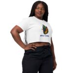Wild Lanka Women's Crop Top cultural design Sri Lankan gifts